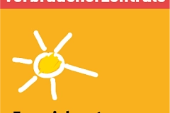 2026_verbraucherzentrale_energieberatung.png Gelbes Rechteck mit weißer Sonne und Schriftzug "Energie beratung" sowie "verbraucherzentrale" oben.