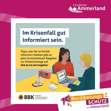 Im Krisenfall gut informiert sein.png Im Krisenfall gut informiert sein.png © Landkreis Ammerland