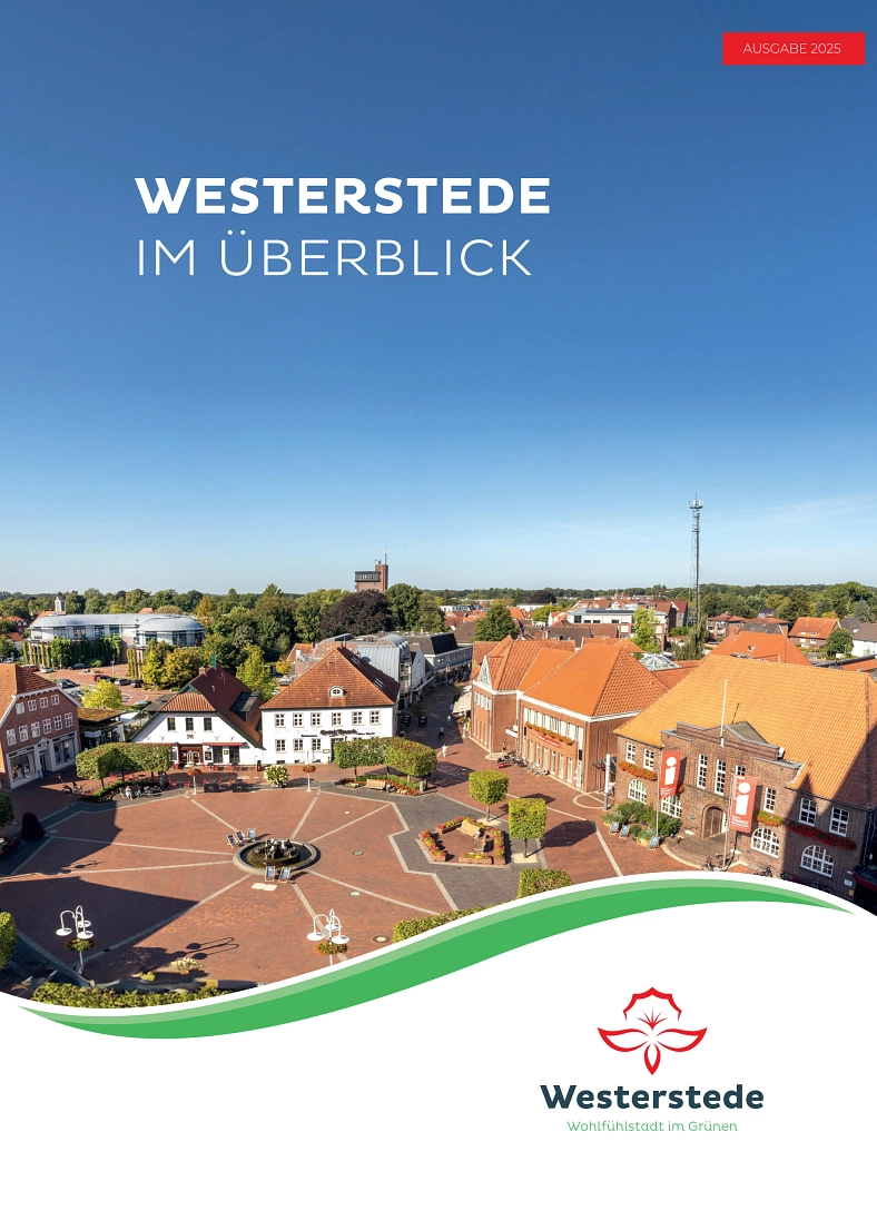 Infobroschuere_Westerstede_2025_Titelseite.jpg Infobroschuere_Westerstede_2025_Titelseite.jpg © Stadt Westerstede