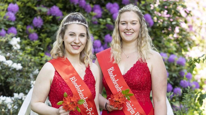 Rhodokönigin und Rhodoprinzessin Rhodokönigin und Rhodoprinzessin © Touristik Westerstede e.V.