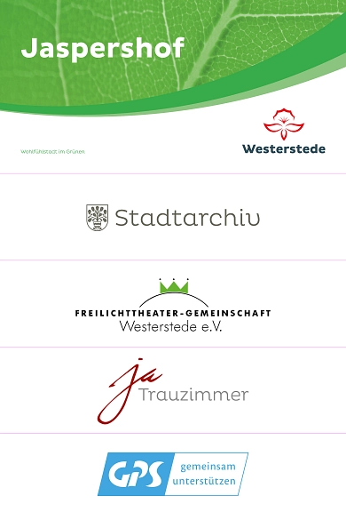 Schild Jaspershof Schild Jaspershof © Stadt Westerstede